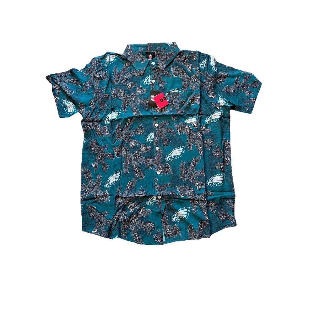 Foco NFL Hawaiian Shirt Philadelphia Eagles Size Large